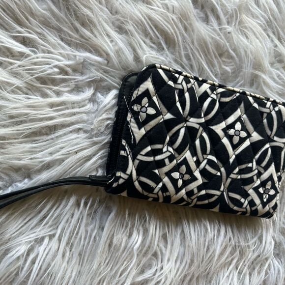 Vera Bradley Black & White Wallet - Picture 2 of 4